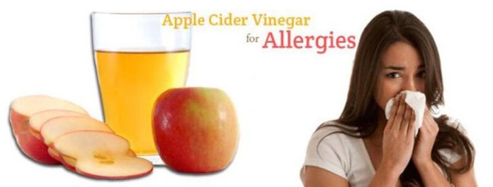Apple cider vinegar and allergies