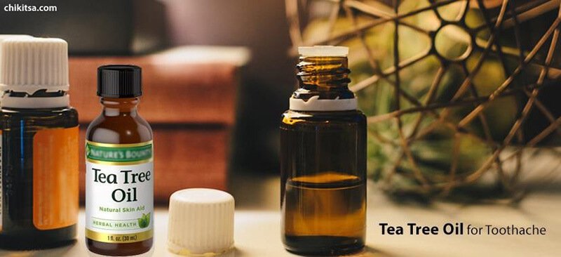Tea tree oil for toothache