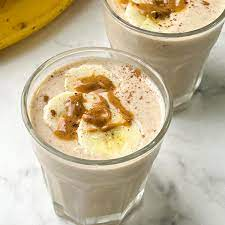  Banana Peanut butter smoothie