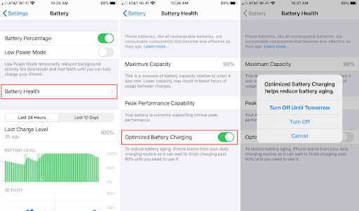 How to turn off optimized battery optimization.